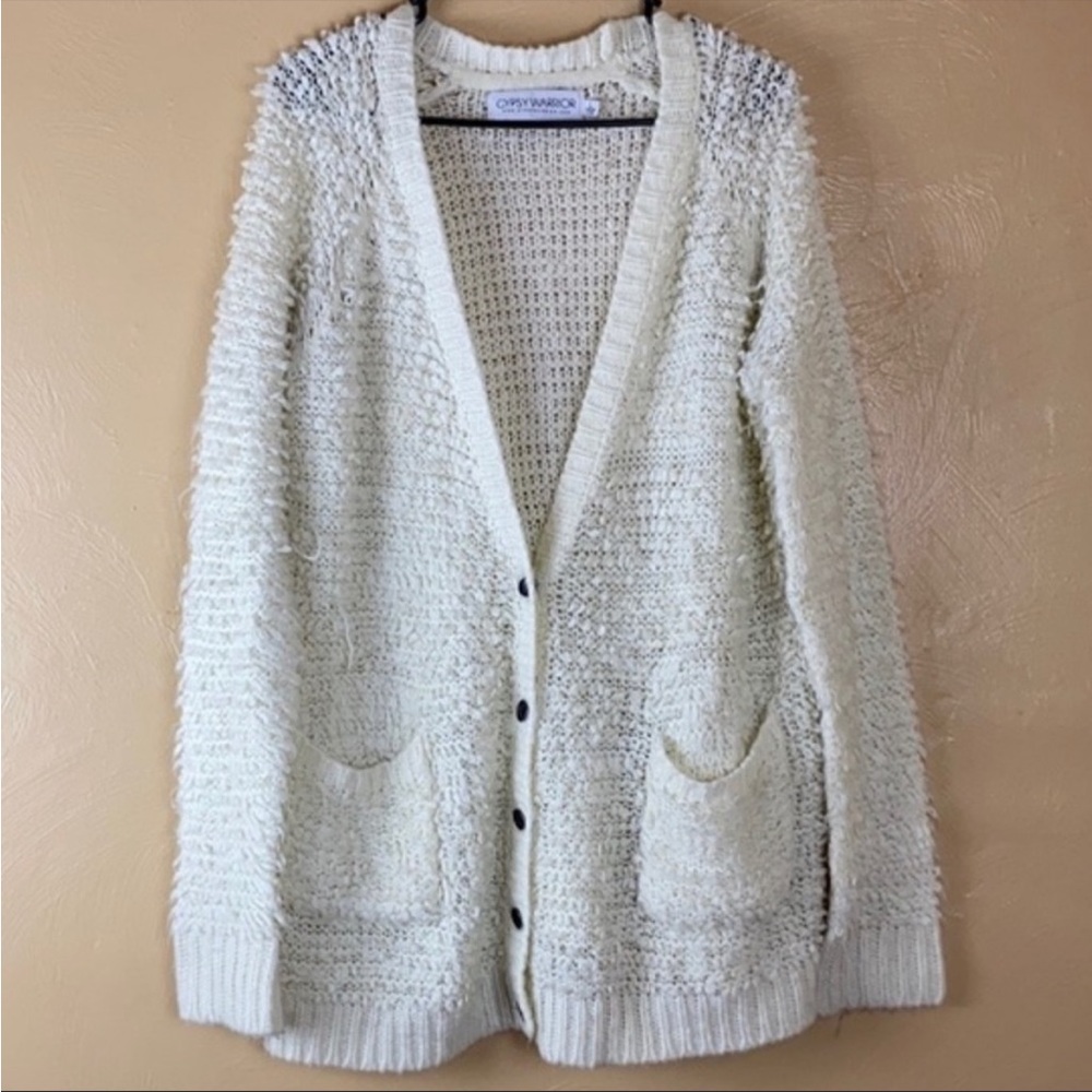 Pacsun Gypsy Warrior Cream Cardigan